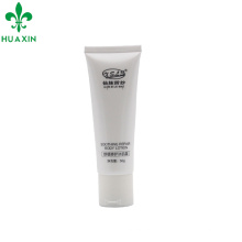 100ml matte white cosmetic face plastic tube with special flip cap